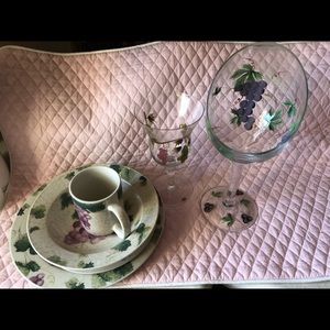 Fairfield Grape Valley Discontinued dinnerware set